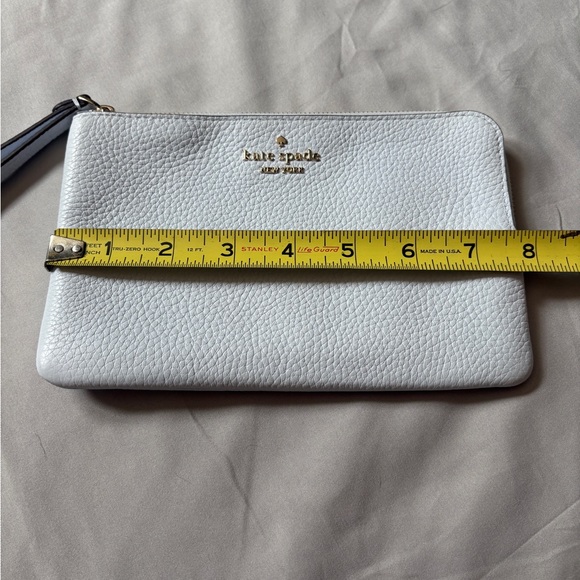 Kate Spade Light Blue Leather Wristlet - Picture 5 of 6